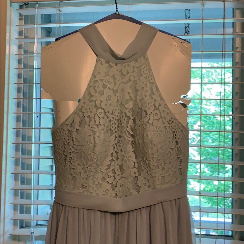 Mist Bridesmaid Dress Azazie - Picture 3 of 6